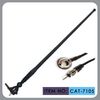 China Preto Am/antena de borracha carro de Fm um comprimento do cabo de 50 polegadas com a instalação do tampão de parafuso M5 fábrica